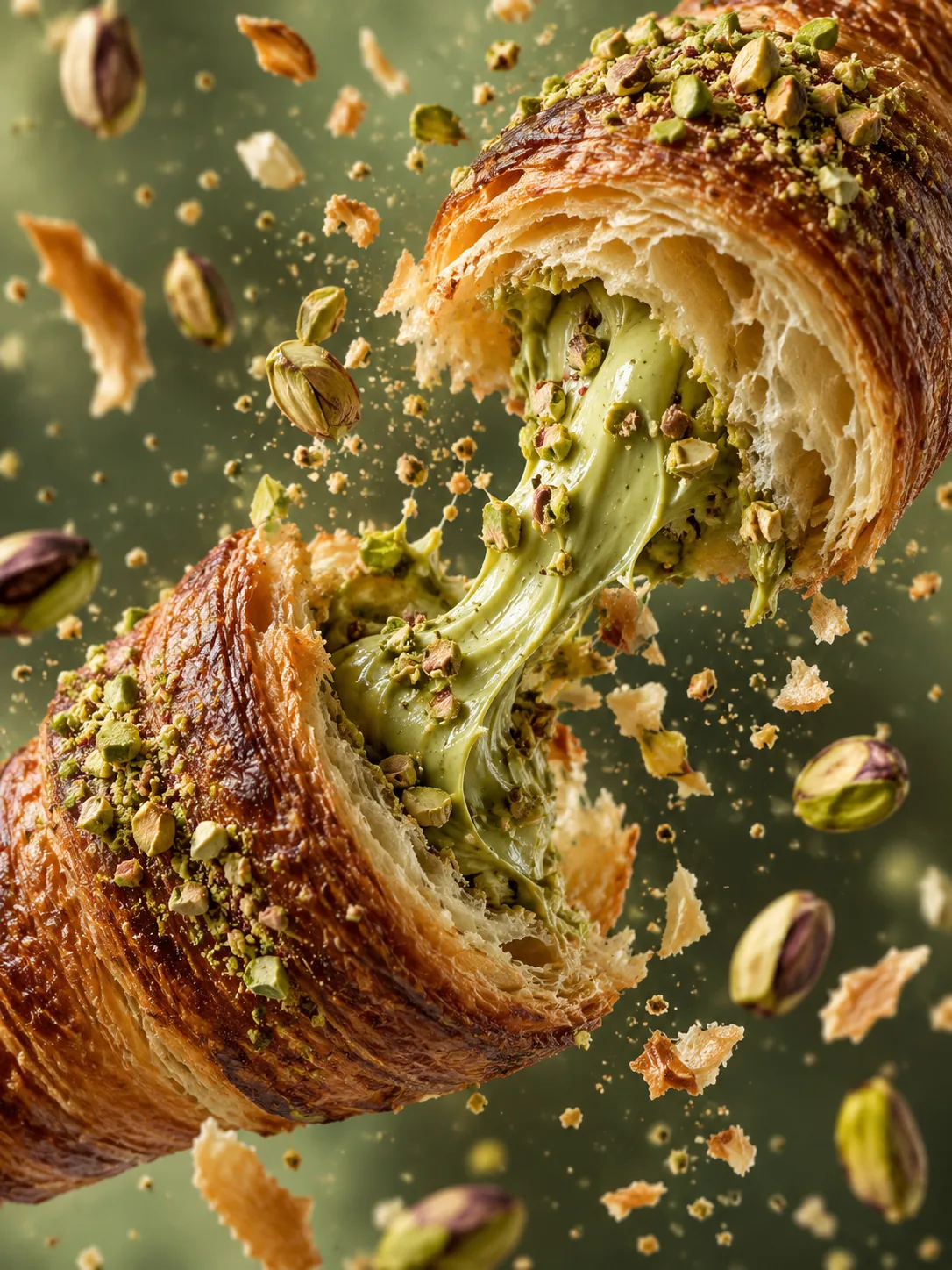 Pistachio croissant